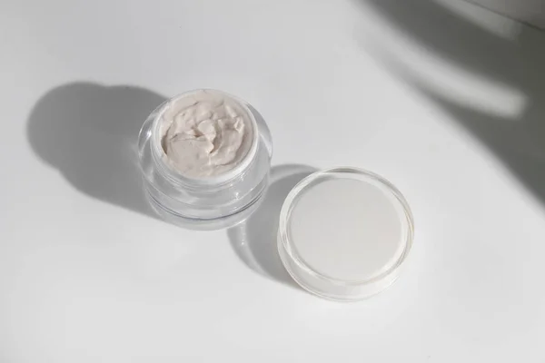 Makijaż Kosmetyka Medyczna Pielęgnacja Skóry Makieta Produktu Butelka Krem Balsam — Zdjęcie stockowe