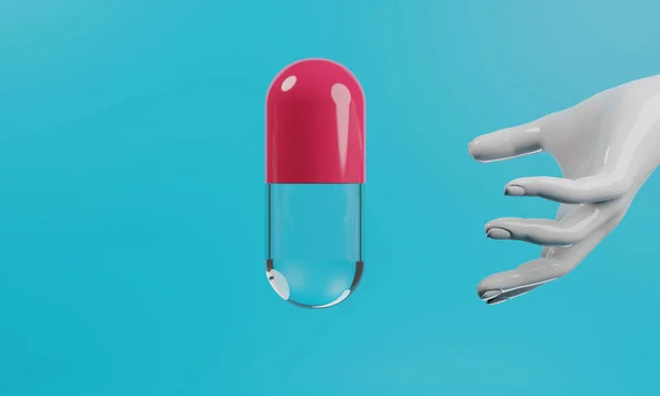 Medikament Für Den Patienten Pillen Medikamentenkapsel Für Die Gesundheitsversorgung Krankenhaus — Stockfoto