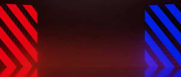 Ілюстрація Візуалізація Футуристичного Кіберпанку Кубок Чемпіона Кіберспортсменів Ігрового Науково Популярного — стокове фото