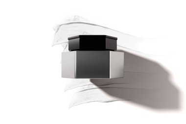 Spa vücut losyonu cilt bakımı kozmetik konseptiyle şeker ve tuz lekesi fırçala, hijyen tedavisi yüz bakımı