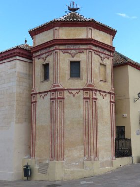 Malaga (İspanya). Malaga şehrindeki Santo Domingo de Guzman Kilisesi 'nin mimari detayları