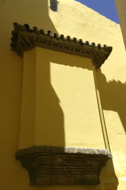 Malaga (Spain). Architectural detail of the exterior of the Museo Picasso Malaga