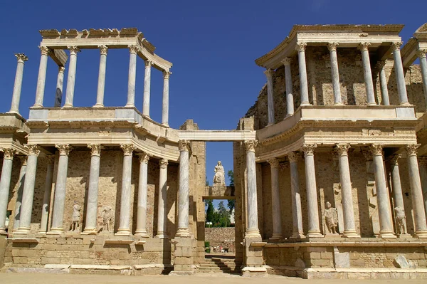 Merida Ισπανία Ρωμαϊκό Θέατρο Της Μερίδας — Φωτογραφία Αρχείου