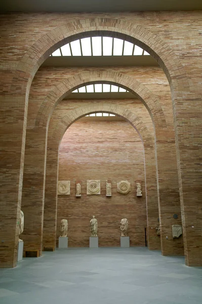 Меріда Іспанія Галерея Національному Музеї Римського Мистецтва Mnar Місті Меріда — стокове фото