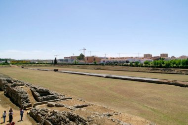 Merida (İspanya). Merida Roma Sirki 'nin disinda..