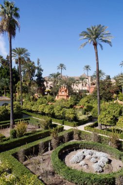 Sevilla (İspanya). Sevilla 'nın Gerçek Alcazar bahçesinde Amforo