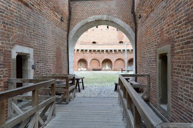 Krakow (Polonya). Krakow Barbican 'ının içlerine erişim