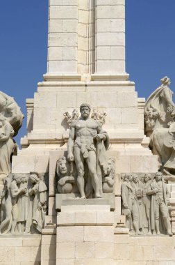 Guadalupe (Caceres) İspanya Guadalupe Leydimizin Kraliyet Manastırı 'nın misafir evinin kulesi..