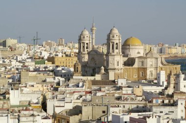 Guadalupe (Caceres) İspanya Guadalupe Leydimizin Kraliyet Manastırı 'nın misafir evinin kulesi..