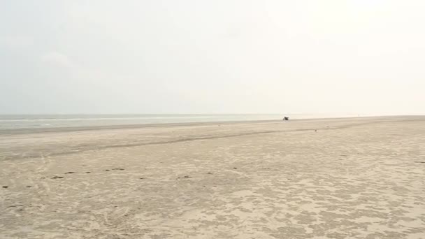 Paisagem Bakkhali Costa Mar — Vídeo de Stock