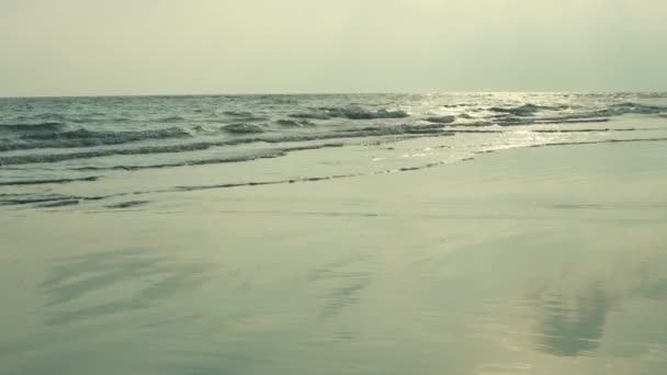Landskap Bakkhali Havskust Som Mycket Fridfullt — Stockvideo