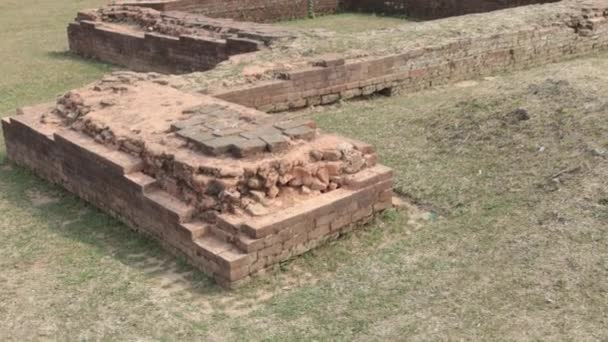 Estructura Ruinas Del Fuerte Bangarh Gangarampur Bengala Occidental India — Vídeo de stock