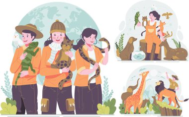 Dünya Hayvanları Günü Çizgi Filmi Çizimi