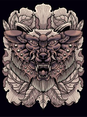 Soyut Gotik Canavarlar Kafatası Dehşeti teması Estetik Cadılar Bayramı Grafik İskeleti