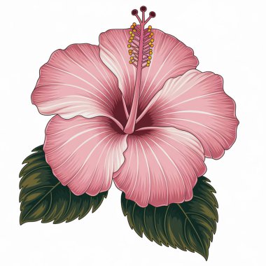 Beyaz arkaplanda suluboya çiçekleri