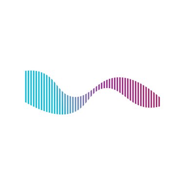 ses dalgası simgesi. vektör illüstrasyon logo tasarımı