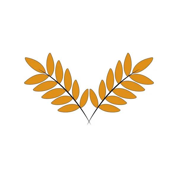 Ryż Biały Jedzenie Posiłek Logo Symbole — Wektor stockowy