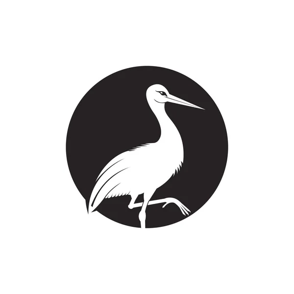 Bango Pájaro Icono Vector Ilustración Símbolo Diseño — Vector de stock