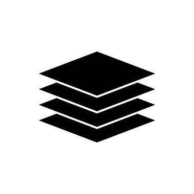 katman simgeleri vektör illüstrasyon tasarımı