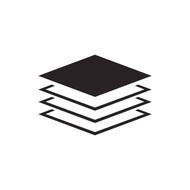 katman simgeleri vektör illüstrasyon tasarımı