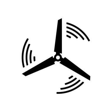 fan simgesi vektör illüstrasyon şablonu tasarımı