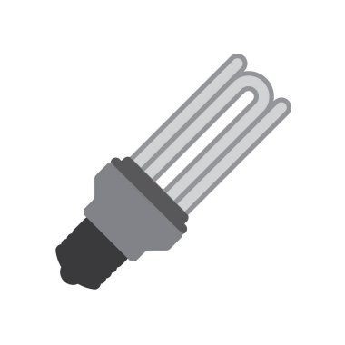 Ampul simgesi vektör illüstrasyon şablonu tasarımı