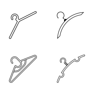 Hanger logo vector illustration template design