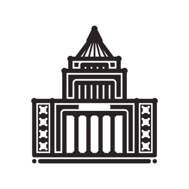 mosque icon vector illustration logo template.