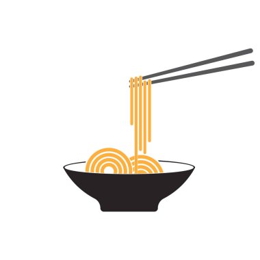 noodles icon vector illustration symbol design
