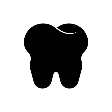 tooth icon or dental care logo vector illustration template design