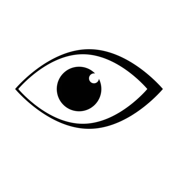 Εικονογράφηση Διάνυσμα Εικονίδιο Μάτι Σχεδιασμό Σύμβολο — Διανυσματικό Αρχείο