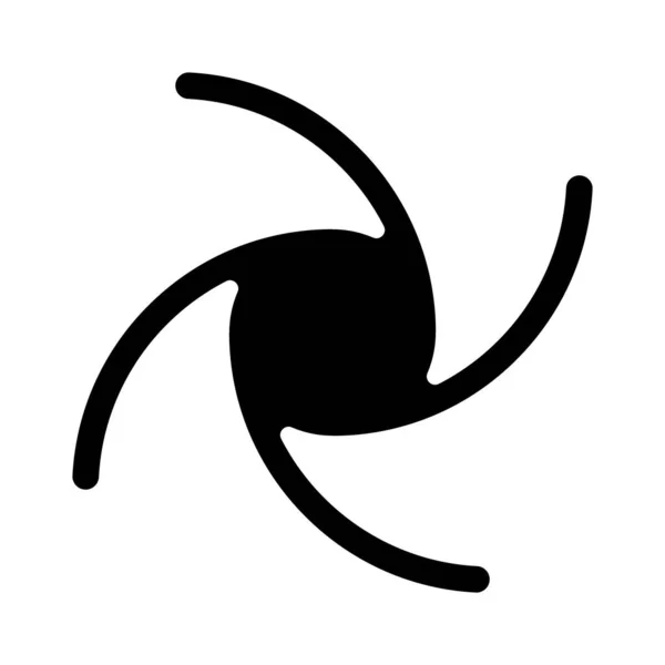 Hurrikan Symbol Vektor Illustration Symbol Design — Stockvektor