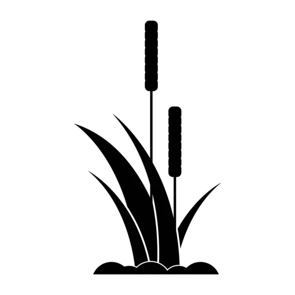 Pflanze Vektor Symbol Illustration Einfaches Design — Stockvektor