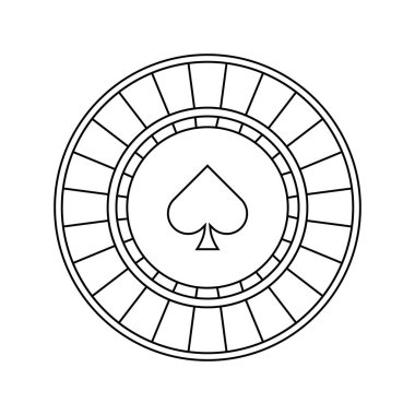 Kumarhane simgesi vektör illüstrasyon logo tasarımı