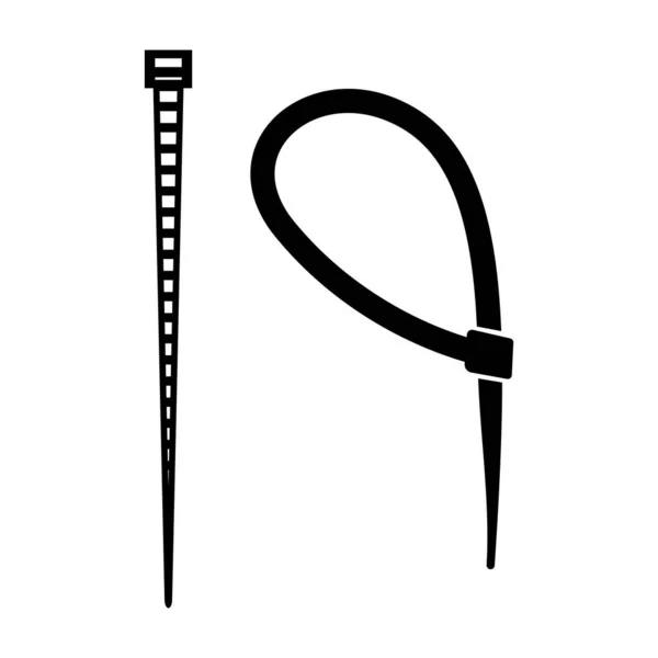 Cable Lazos Icono Vector Ilustración Símbolo Diseño — Vector de stock