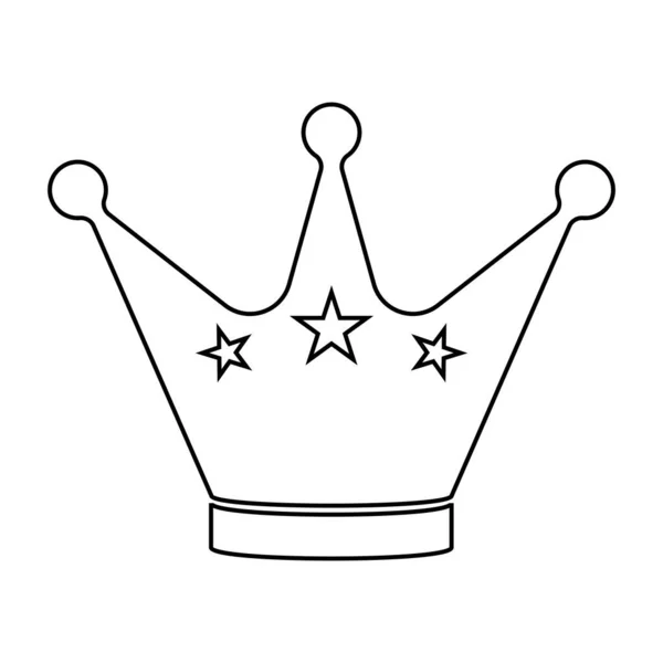 Modèle Illustration Vectorielle Logo Couronne — Image vectorielle