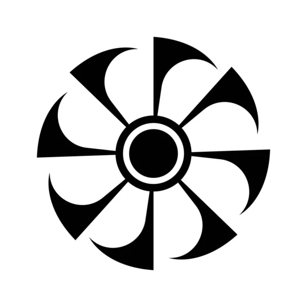 Propeller Symbol Vektor Illustration Symbol Design — Stockvektor