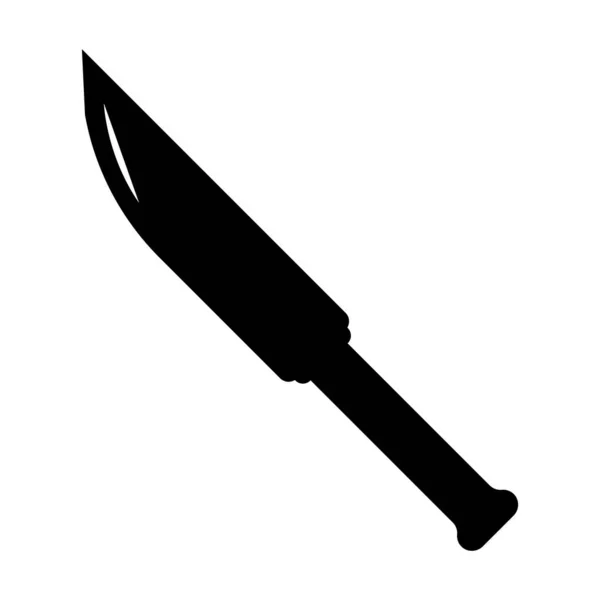 Vektorová Ilustrace Ikony Nože Jednoduchý Design — Stockový vektor