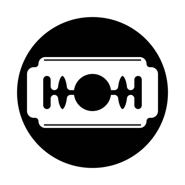 Żyletka Ikona Wektor Ilustracja Prosty Projekt Logo — Wektor stockowy