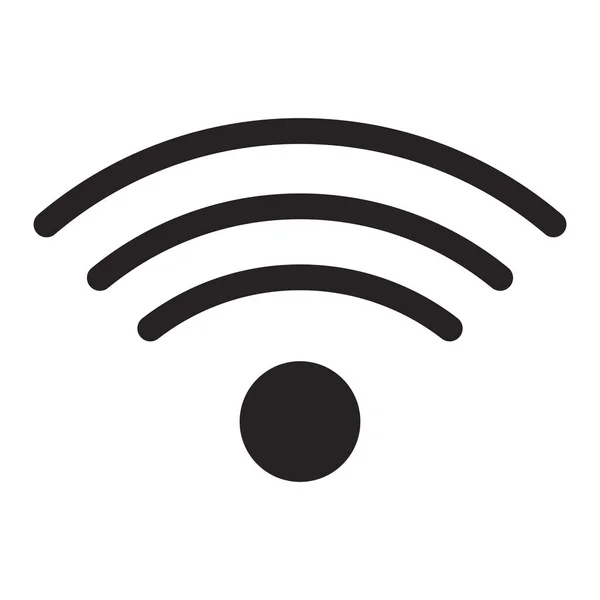 Wifi Network Icon Vector Illustration Template Design — Stock Vector