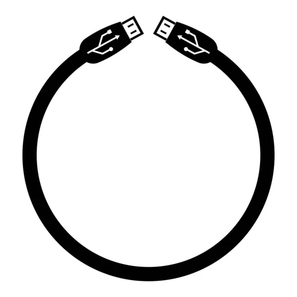 Дизайн Векторных Символов Usb — стоковый вектор