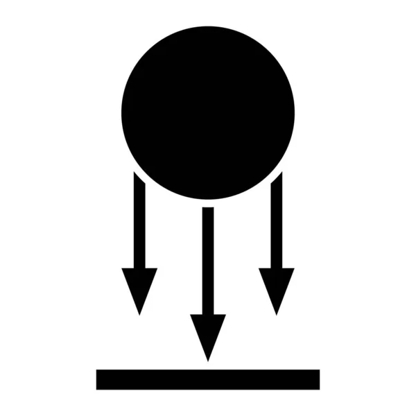 Іконка Гравітації Векторна Ілюстрація Символ Дизайн — стоковий вектор