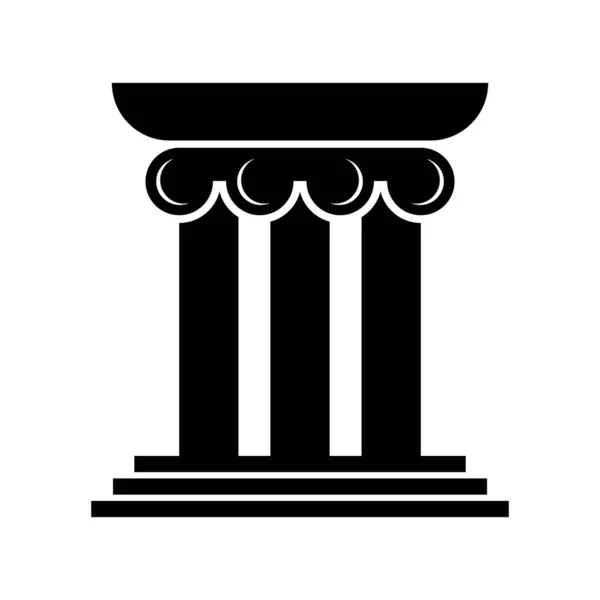 Колонка Логотип Векторна Ілюстрація Шаблонний Дизайн — стоковий вектор
