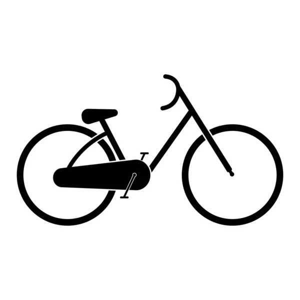 Ποδήλατο Εικονίδιο Διάνυσμα Εικονογράφηση Πρότυπο — Διανυσματικό Αρχείο