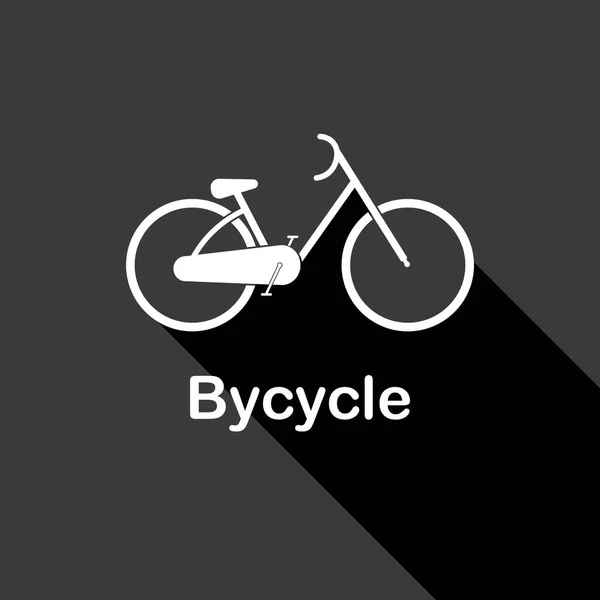Bicicletta Icona Vettore Illustrazione Modello Design — Vettoriale Stock