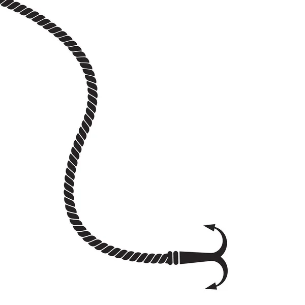 Yakalama Kancası Ikonu Vektör Illüstrasyon Logo Tasarımı — Stok Vektör