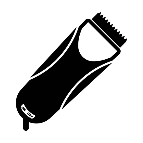 Electric Clippers Vector Icon Illustration Template Design — Stock Vector
