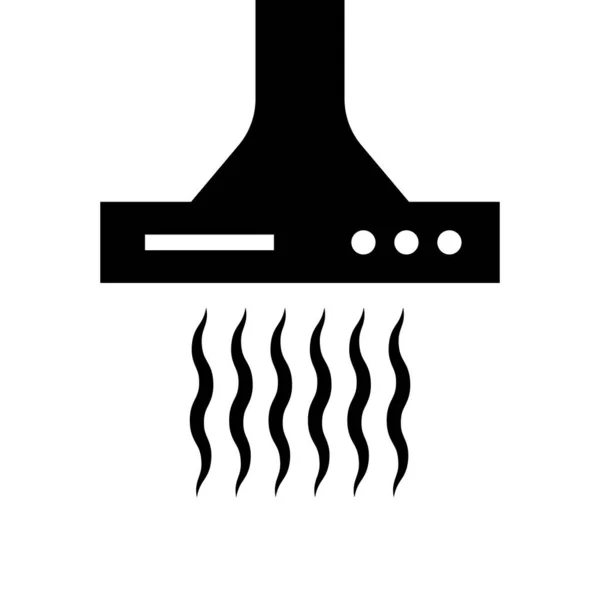Füst Elszívó Ikon Vektor Illusztráció Szimbólum Tervezés — Stock Vector