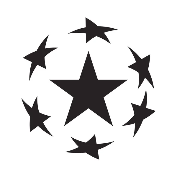 Gwiazda Logo Wektor Ilustracja Symbol Projekt — Wektor stockowy