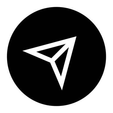 kağıt uçak logosu vektör illüstrasyon sembolü tasarımı